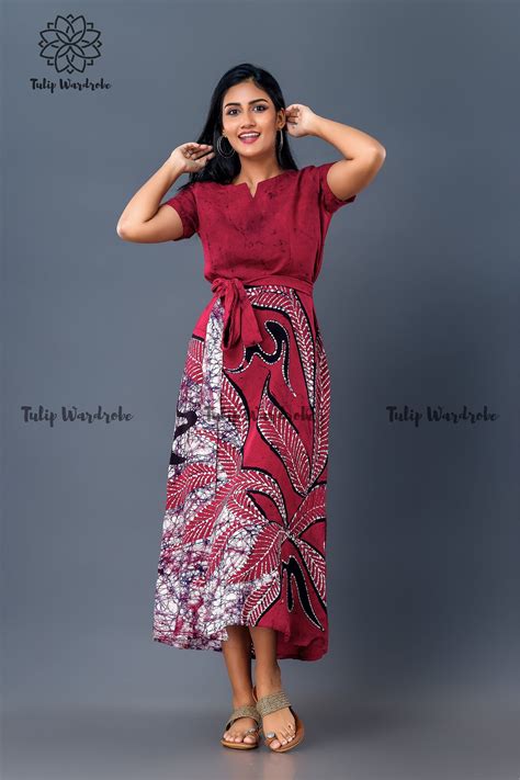 Sri Lankan Hand Made Batik Dress Etsy