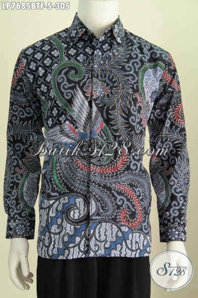 Jual Baju Batik Solo Lengan Panjang Kemeja Batik Mewah Halus Harga