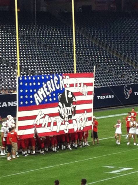 Katy High School Football Run Through Sign | Football run, High school ...