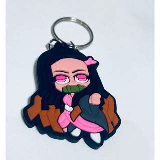 Chaveiro Emborrachado Da Nezuko Demon Slayer Shopee Brasil