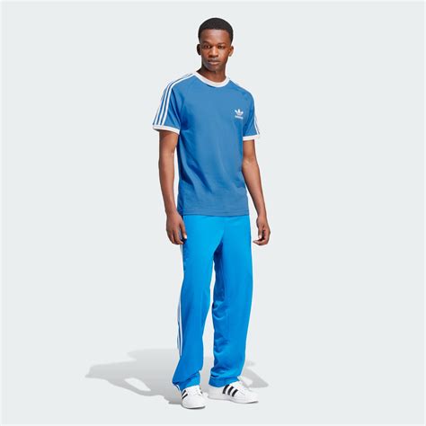 Adidas Adicolor Classics 3 Stripes Tee Blue Adidas Uae