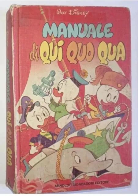 FUMETTI IL MANUALE Di Qui Quo Qua 1979 Walt Disney Fumetti Vintage 1