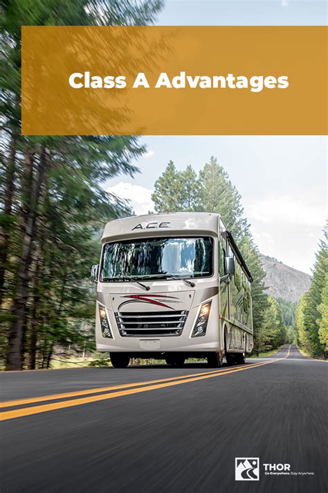 Learn About Class A RVs | Class a rv, Class a motorhomes, Class