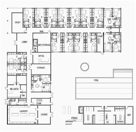 Modern School Floor Plan