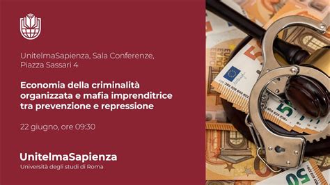 Economia Della Criminalit Organizzata E Mafia Imprenditrice Tra