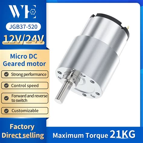 Jgb Micro Dc Reduction Gear Brushed Motor V V V Forward And