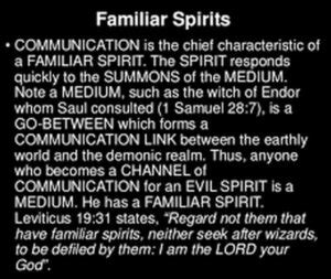 What the Bible Says About Familiar Spirits - SafeGuardYourSoul