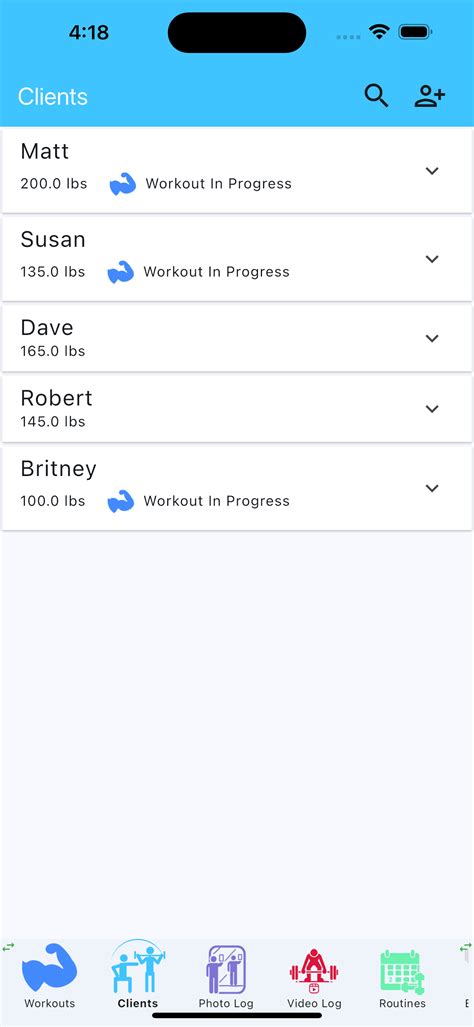 Client Workout Tracking | Gym Log Track