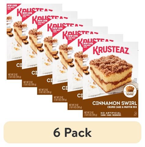 Pack Krusteaz Cinnamon Swirl Crumb Cake And Muffin Mix Oz Box