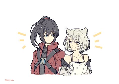 Mio And Noah Xenoblade Chronicles And More Drawn By Mochimochi