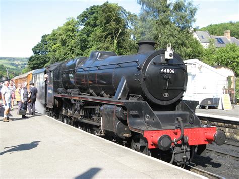 Steam Memories Stanier Black Five 44806 At Grosmont On The Nym Railway