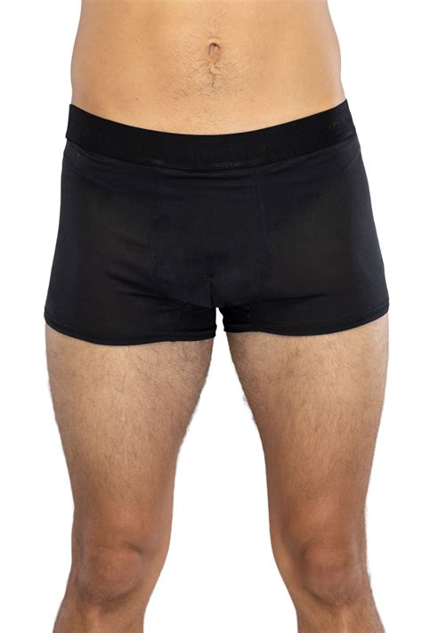 Intimo Mens Boxer Briefs Black Medium