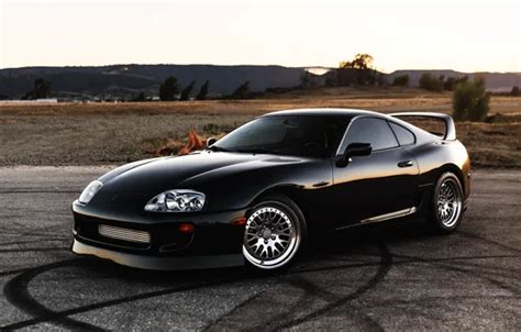 Wallpaper Toyota, Black, Supra for mobile and desktop, section toyota ...