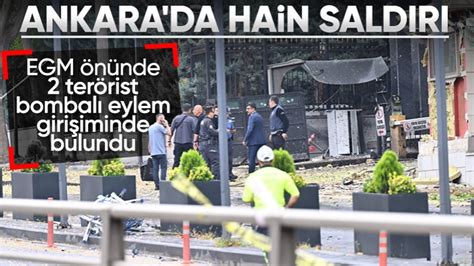 Ankara Da Hareketli Anlar Patlama Sesi Duyuldu