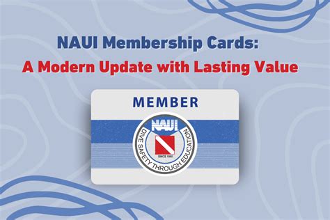 naui membership cards  modern update  lasting  naui worldwide