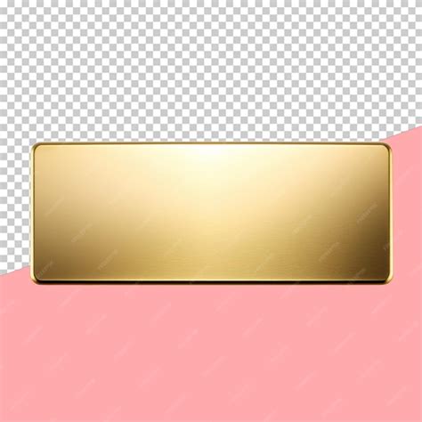 Blank Nameplate | Premium AI-generated PSD