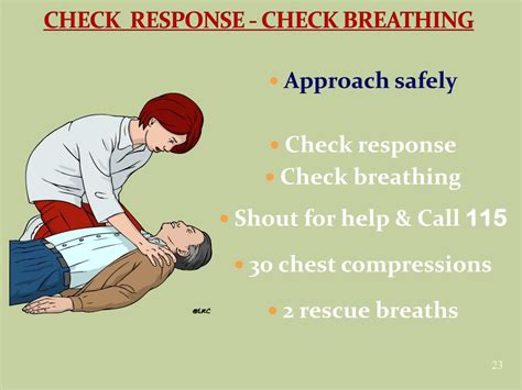 Ppt Basic Life Support Bls Automated External Defibrillation Aed