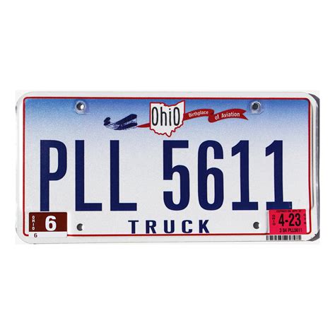 2023 Ohio Truck PLL5611 Collector OH License Plates