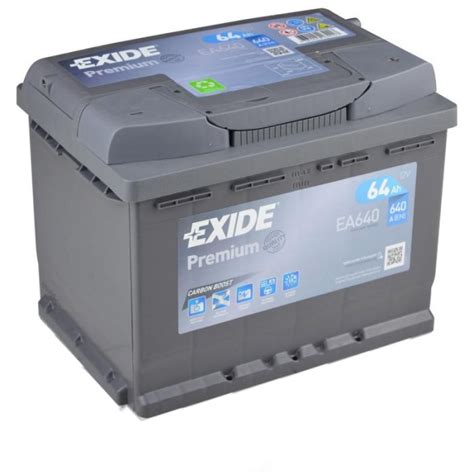 Akumulator Exide 12V 64Ah 640A Premium Carbon Boost Desno MD Auto