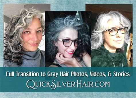 18 Before and After Transitions to Gray Hair: Photos, Videos, & Stories