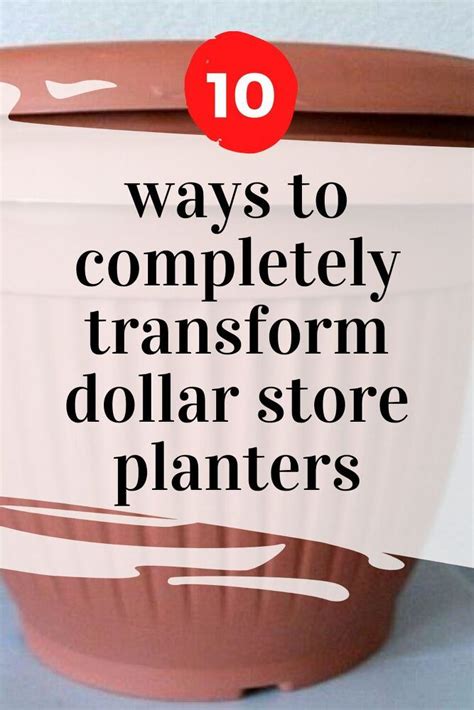 Easy Diy Dollar Store Planter Makeover Ideas Cheap Flower Pots