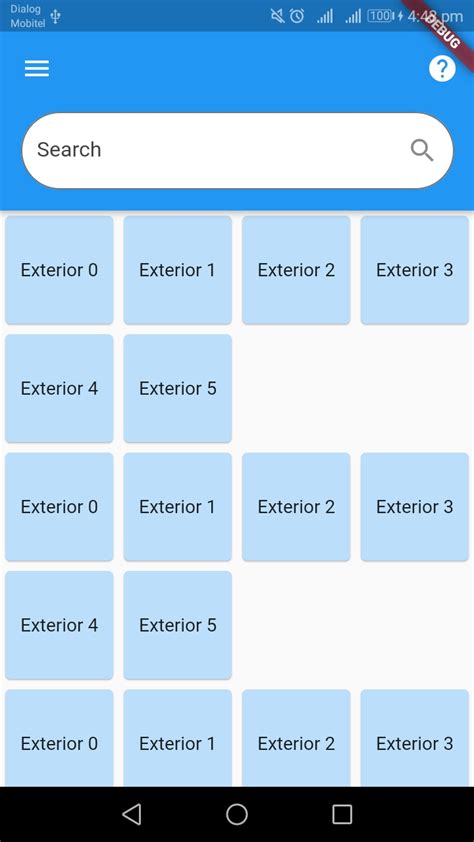 Android Flutter Grid View Inside List View Stack Overflow