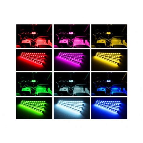 Banda Led Auto Lumini Ambientale Telecomanda Jocuri De Lumini Kit