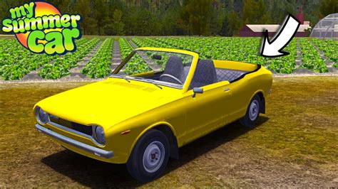 NEW CABRIO SATSUMA MODEL SHOWCASE CONVERTABLE SATSUMA My Summer Car