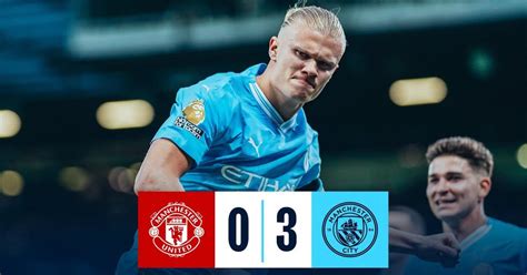 Resultados Man United Man City 0 3 10ª jornada de Premier League