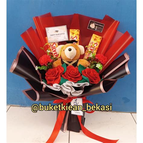 Jual Buket Boneka Wisuda Buket Wisuda Mix Silverqueen Buket Coklat