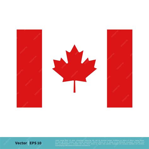 Premium Vector | Canadian Flag Maple Leaf Icon Vector Logo Template ...