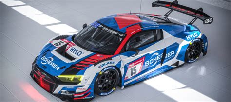 Decal Audi R8 GT3 evo team Phoenix Scherer Nürburgring 2022 15