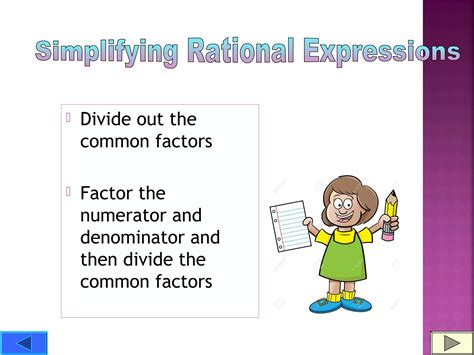 simplifying basic rational expressions