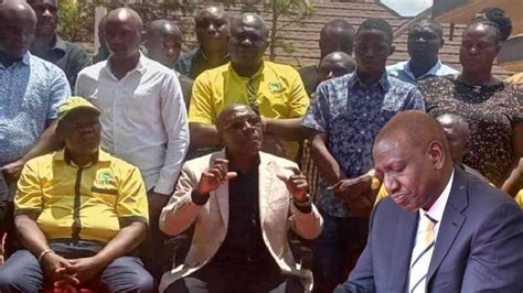 Ruto Ata Sisi Tumechoka Na Wewe Angry Kakamega Uda Leaders Joins Azimio