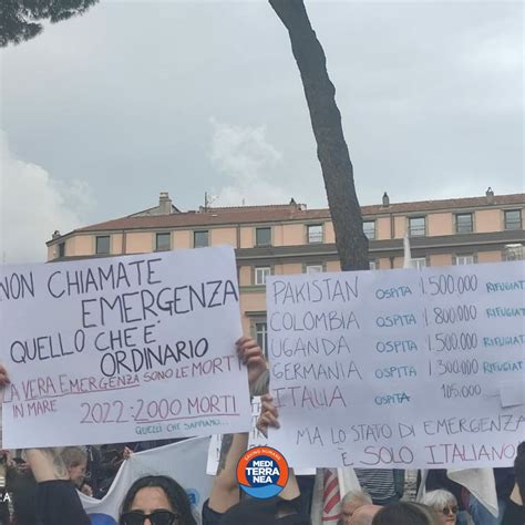 Mediterranea Saving Humans On Twitter Oggi Eravamo In Piazza A Roma