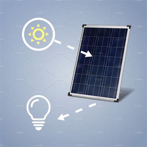 Solar Energy Infographic Technology Illustrations Creative Market