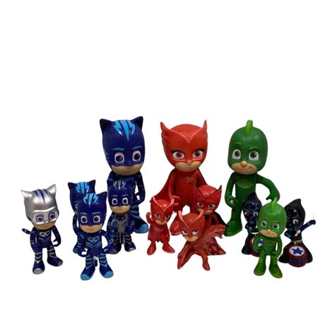 Pj Masks Bulk Characters Including Large Gekko Catboy And Owlette