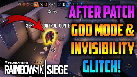 After Patch Insane Godmode And Invisibility Glitch Mute Protocol Rainbow Six Siege