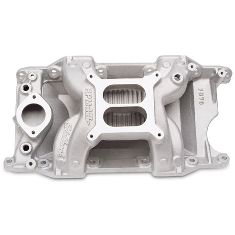 Edelbrock 7576 Rpm Air Gap Intake Manifold Mopar 318340360