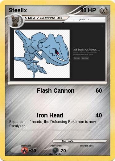 Pokémon Steelix 745 745 - Flash Cannon - My Pokemon Card