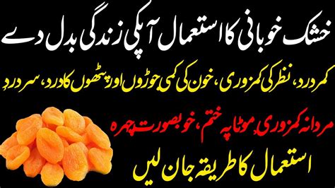 Khushk Khubani Ke Fayde Dried Apricots Health Benefits Health