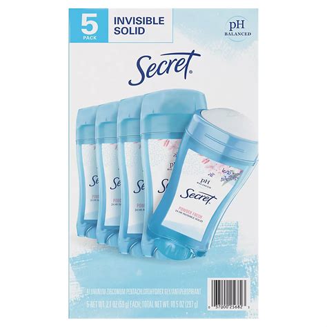 Secret Invisible Solid Antiperspirant Deodorant Unscented 44 Off