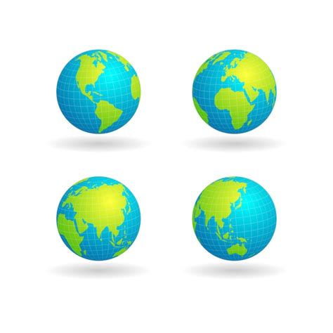 premium vector globe  grid