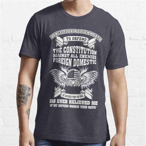 I Once Took A Solemn Oath To Defend Constitution T Shirt For Sale By