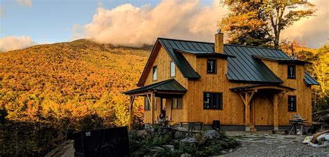 Cozy Timber Frame Cabin In Underhill Vermont