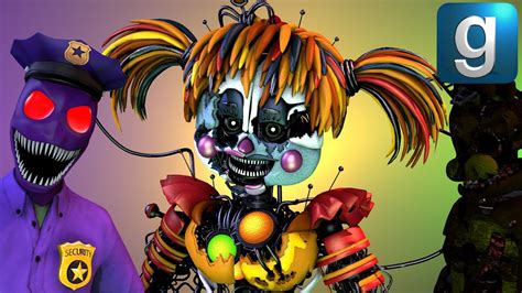 Gmod Fnaf Review Brand New Scrap Baby V9 Purple Guy And Stylized