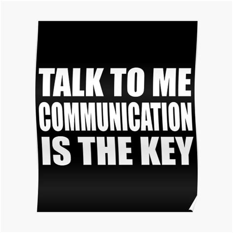 "Communication Slogan" Poster for Sale by AnotherWorld007 | Redbubble