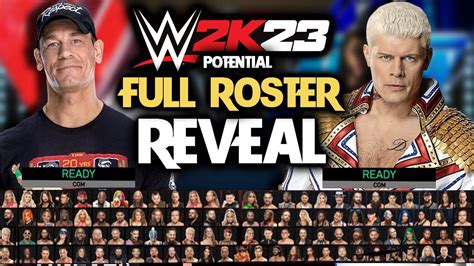 Wwe K Full Roster Reveal Over Superstars New Superstars