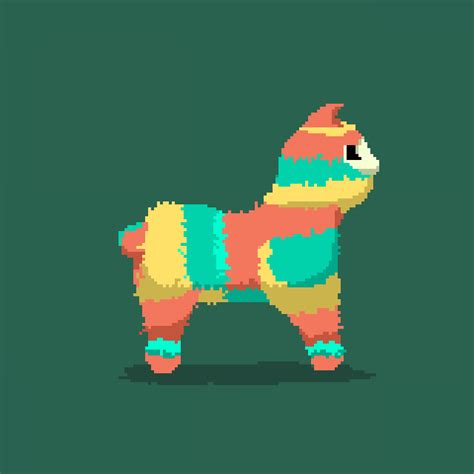 Llama Plushy Rpixelart