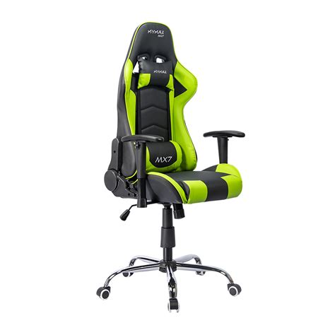 Cadeira Gamer Mx Giratoria Preto Verde Mymax Revenda Garen De